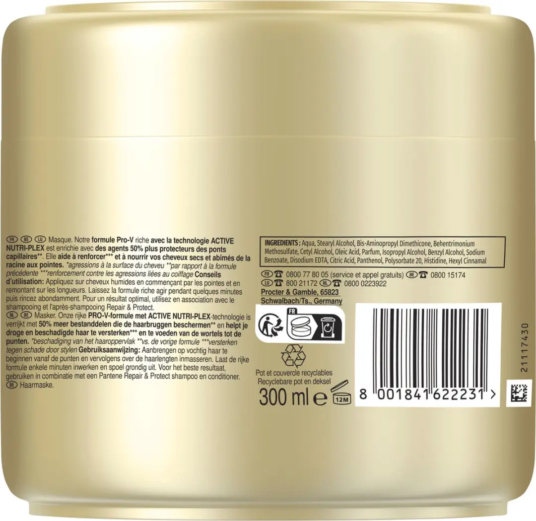 Pantene Pro-V Keratin Protect Haarmasker - 6x300ml