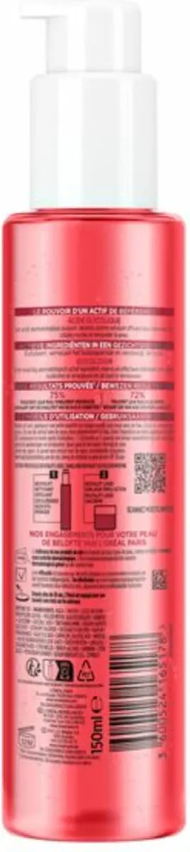 L'Oréal Revitalift Exfoliërende Reinigingsgel 150ml - 6 Stuks