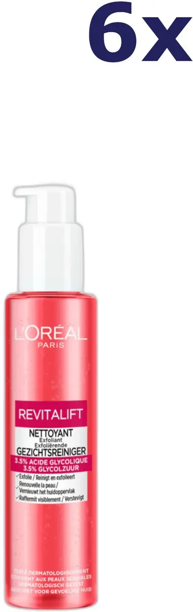 L'Oréal Revitalift Exfoliërende Reinigingsgel 150ml