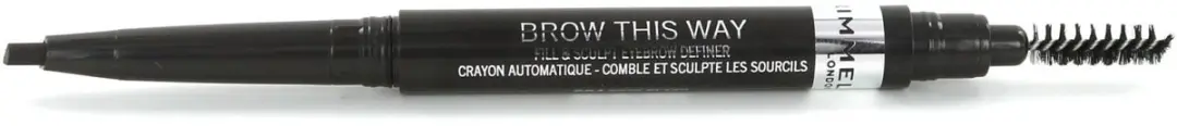 Rimmel London Brow This Way Potlood 004 Soft Black - 0,25g
