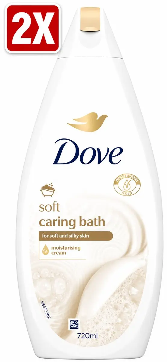 Dove Soft Caring Bath Douchegel 1440ml