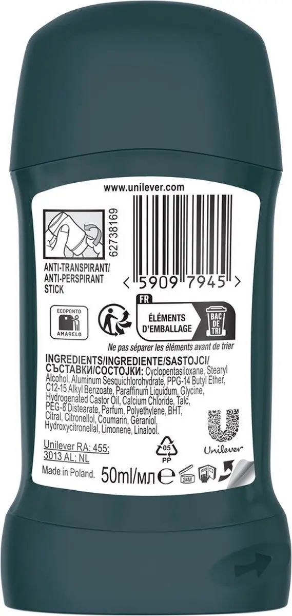 Rexona Men Cobalt Dry Anti-Transpirant Stick 50ml