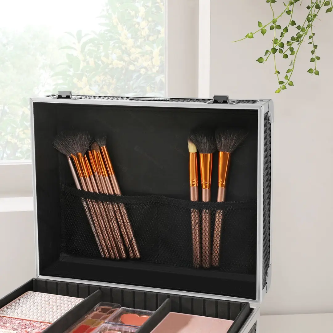 Songmics JBC328B01 Make-up Koffer - 1 Lade - Zwart