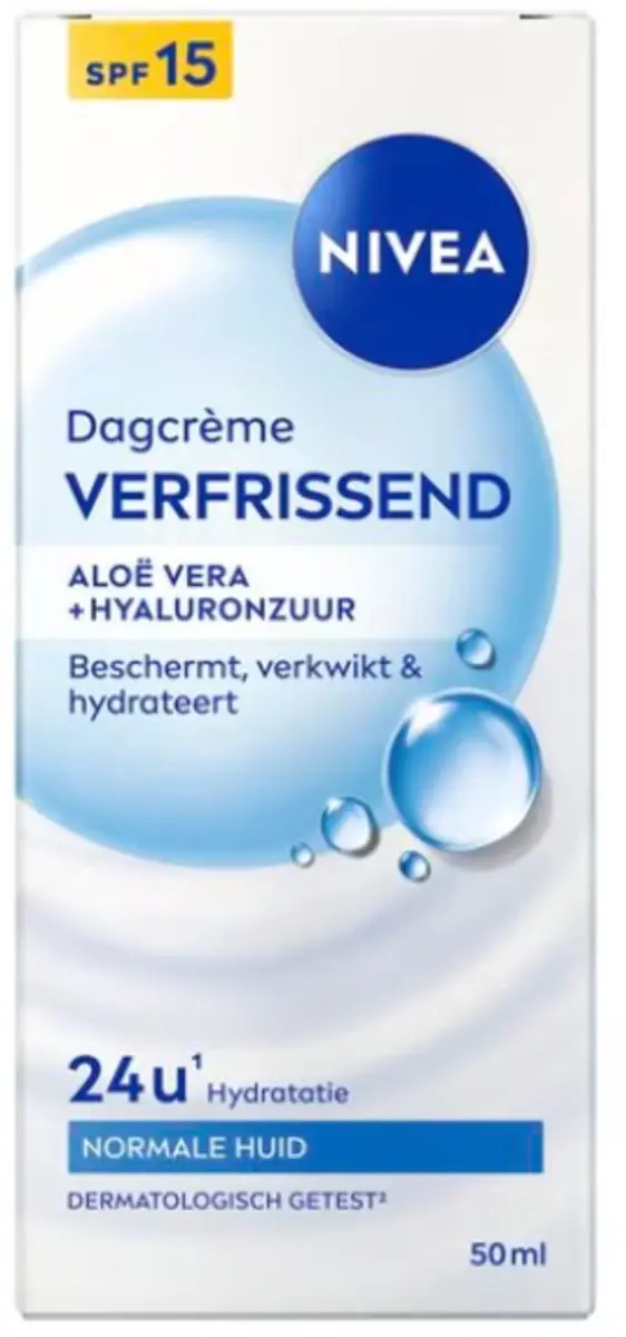 NIVEA Verfrissende Dagcrème SPF15 - 3x50ml
