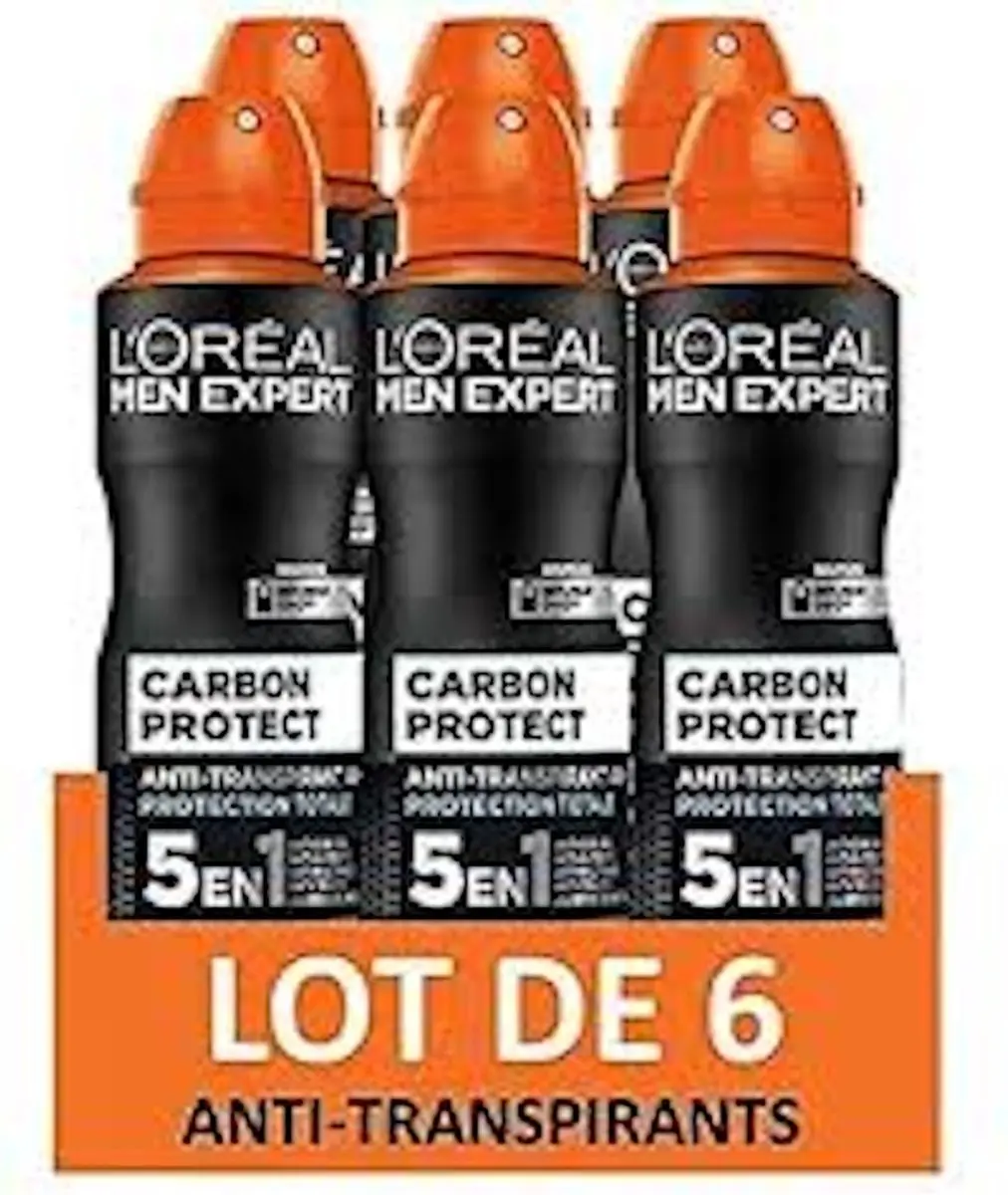 L'Oréal Men Expert Compressed Carbon Protect Deo 100ml - 6 Stuks