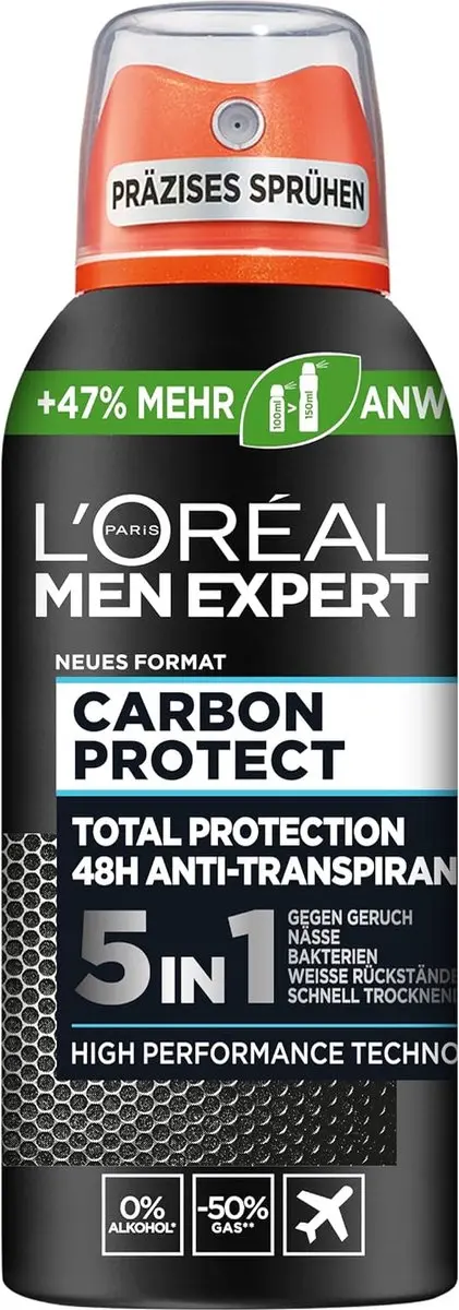 L'Oréal Men Expert Compressed Carbon Protect Deo 100ml - 6 Stuks