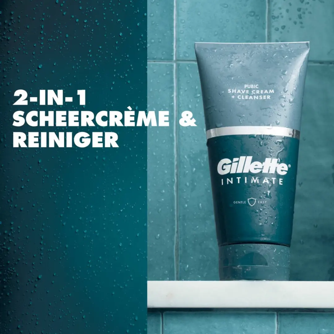 Gillette Intimate 2-in-1 Scheercrème & Reiniger - 6x177ml