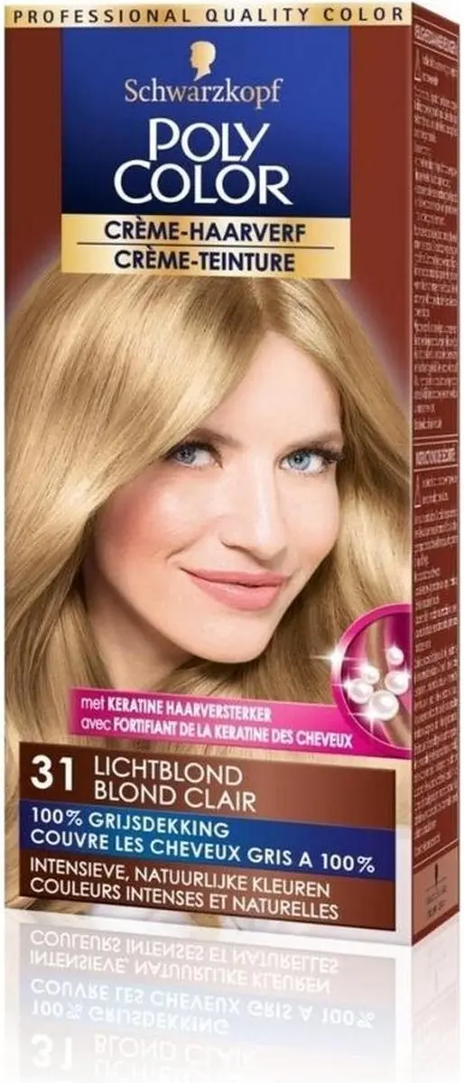 Schwarzkopf Poly Color Haarverf 31 Lichtblond - 3 Stuks
