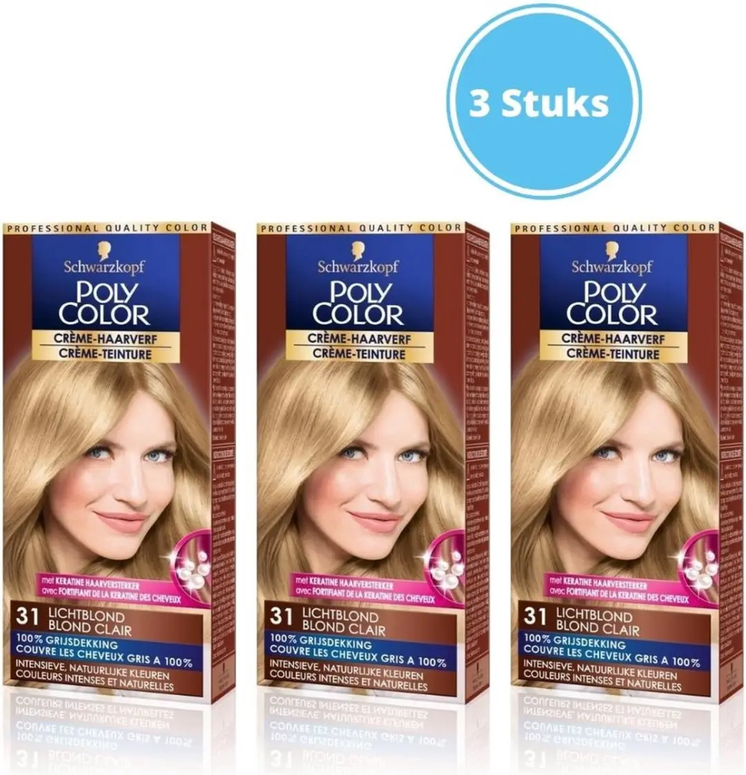 Schwarzkopf Poly Color Haarverf 31 Lichtblond
