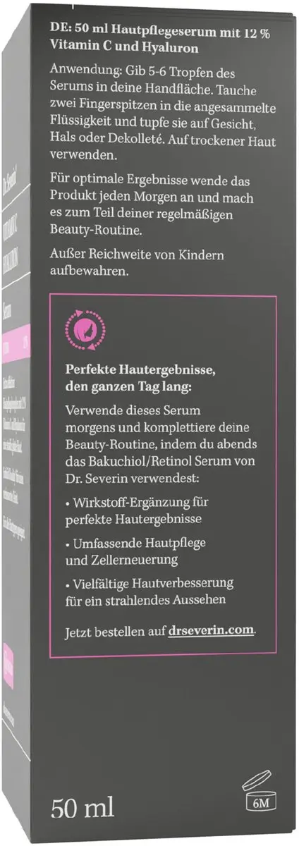 Severin Vitamin C Hyaluron Serum 50ml - afbeelding 6 van 6