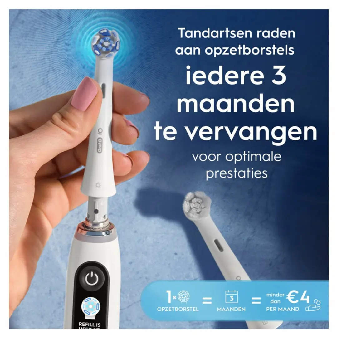 Oral-B iO Ultimate Clean Opzetborstels Wit - 36 Stuks