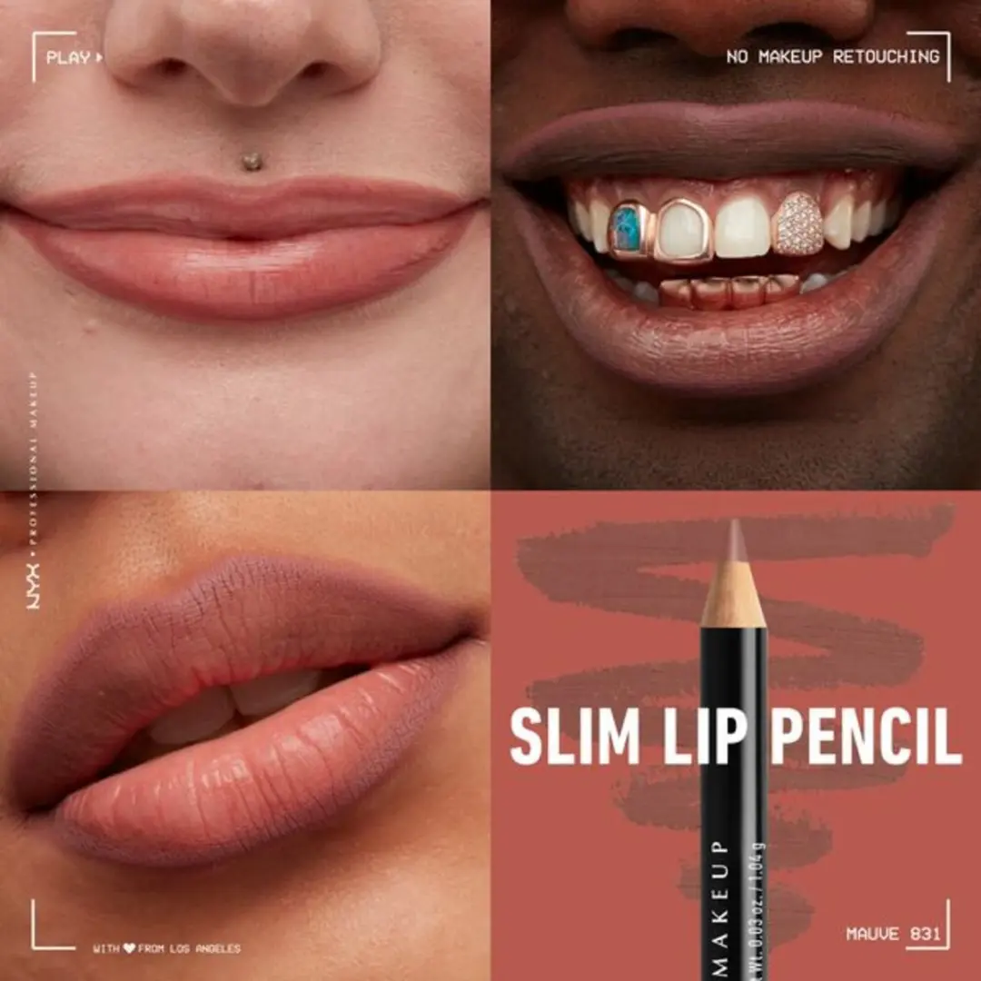 NYX Professional Makeup Slim Lip Pencil Mauve - 1 g