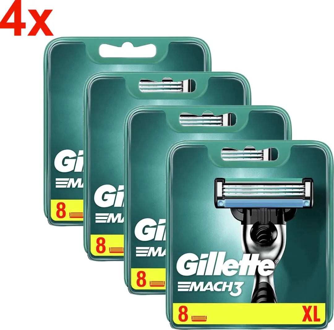 Gillette Mach3 Scheermesjes - 32 Stuks