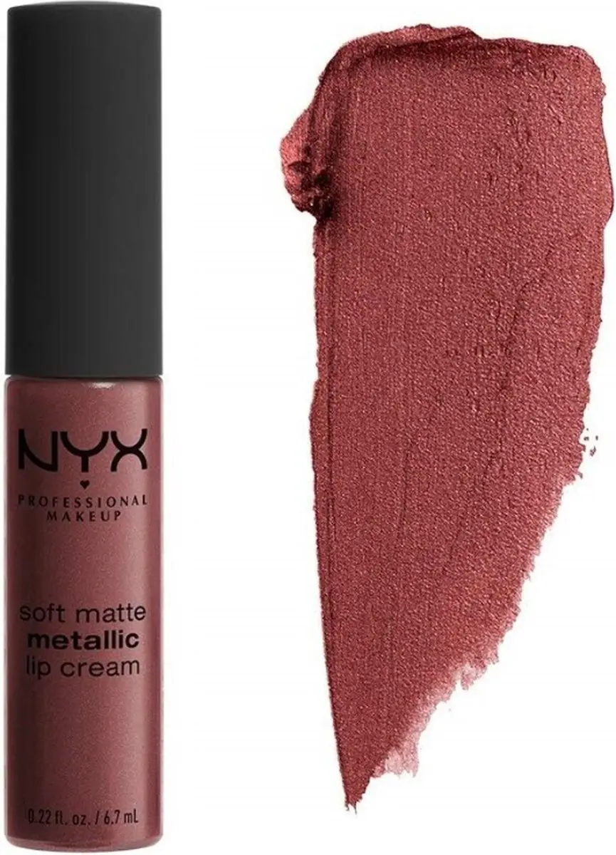 NYX Soft Matte Metallic Lip Cream Rome
