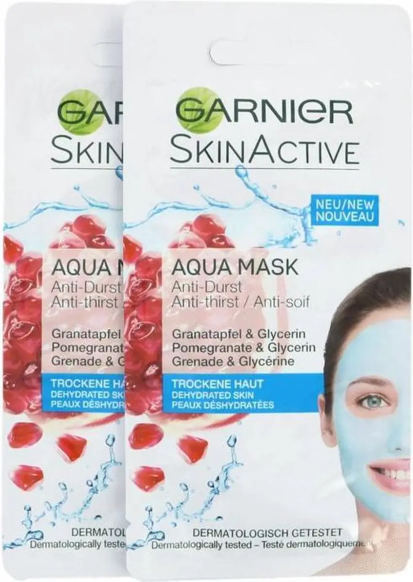 Garnier Skin Active Aqua Masker Droge Huid 16ml