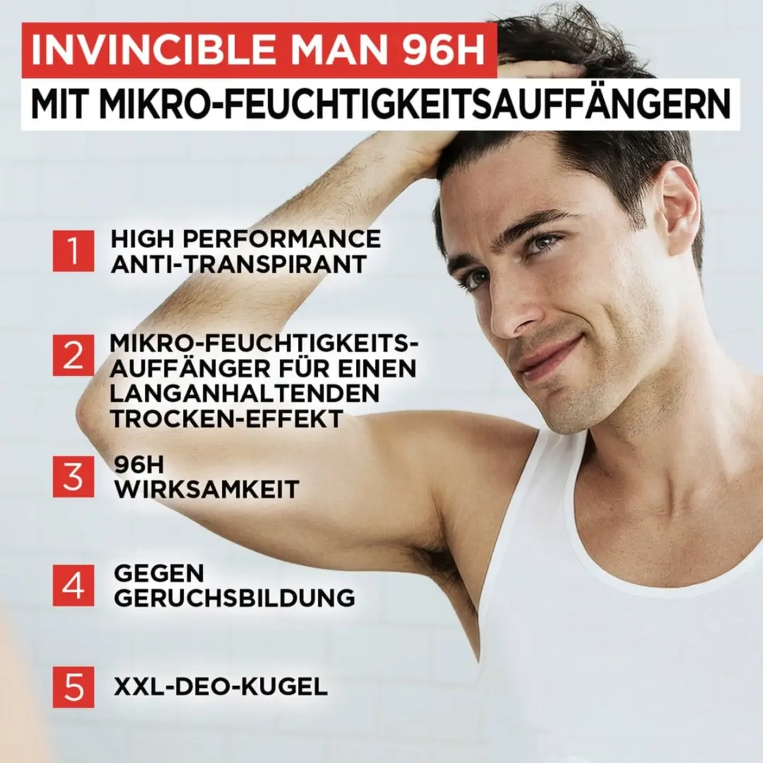 L'Oréal Men Expert Invincible Man Deo Roller 50ml