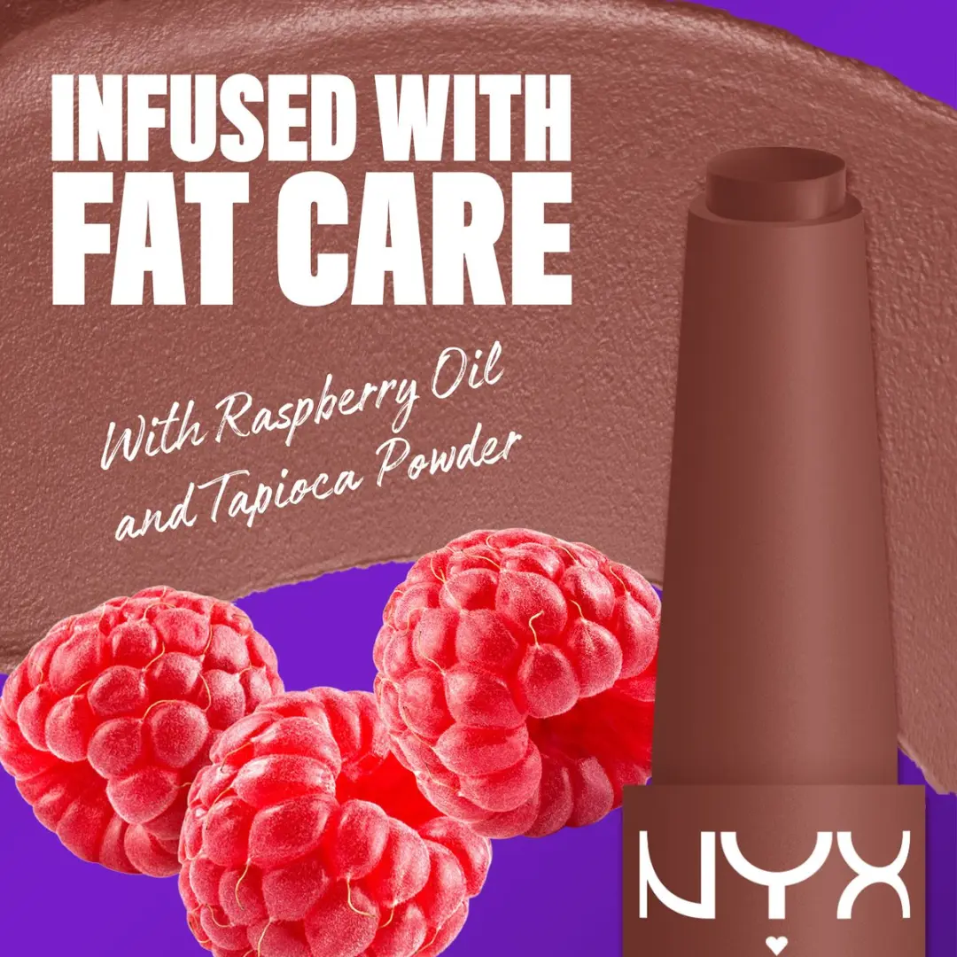 NYX Professional Makeup Fat Matte Lipstick Toasty Taupe - 3.5ml
