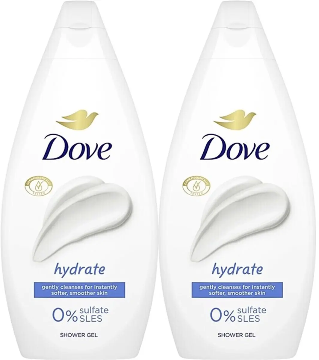 Dove Hydrate Douchegel Sulfaatvrij 500ml