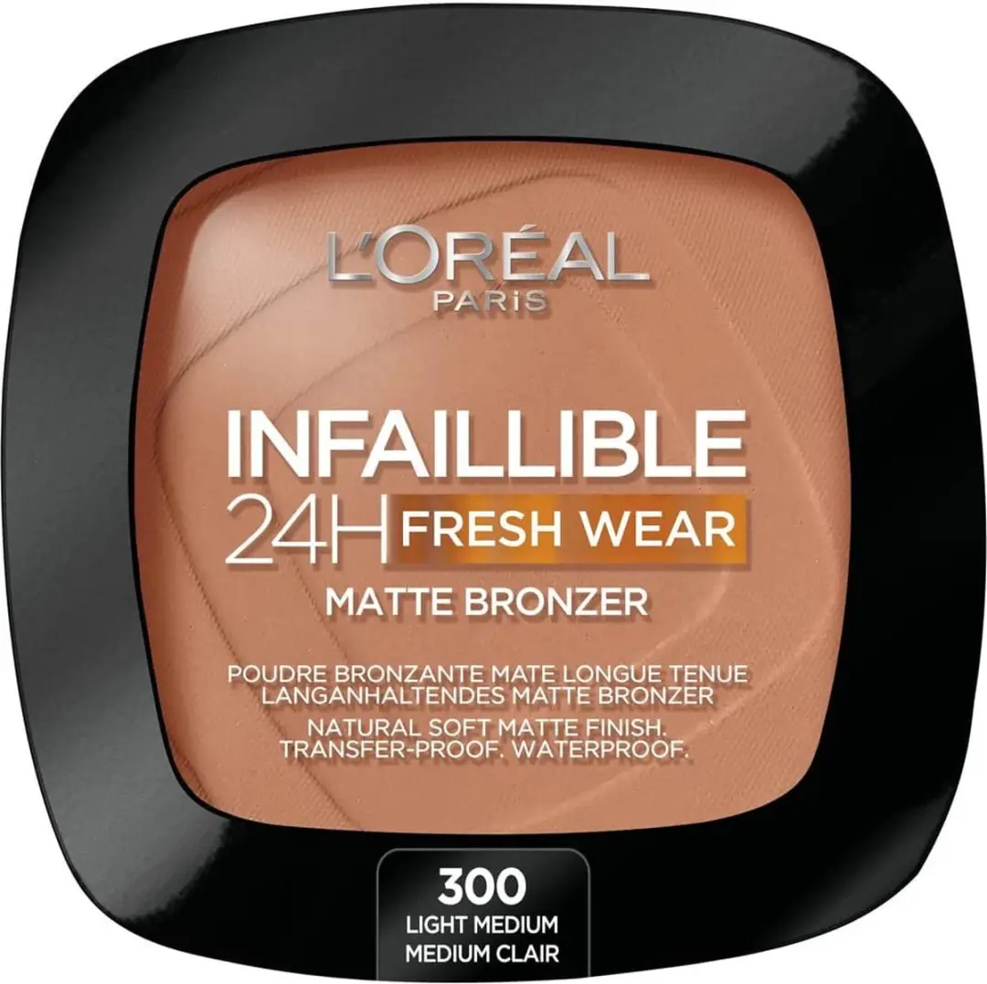 L'Oréal Paris Infallible 24H Fresh Wear Matte Bronzer Medium Light