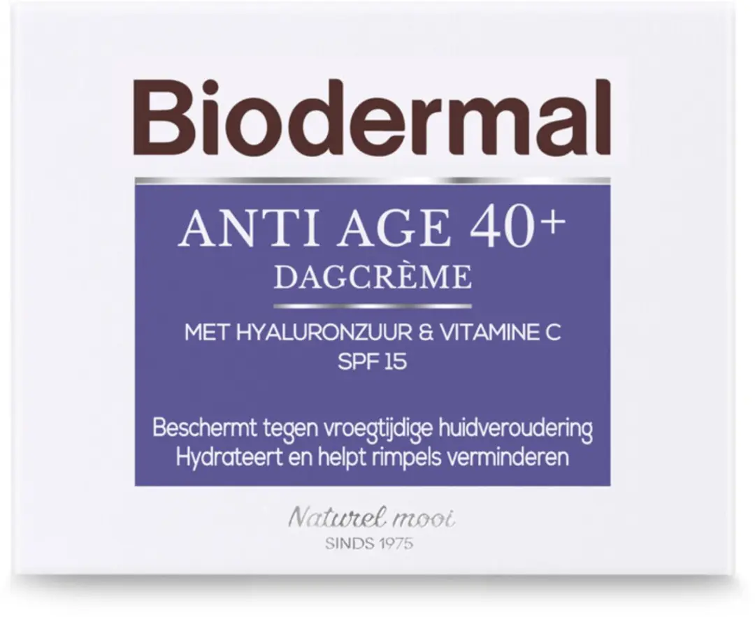 Biodermal Dagcrème Anti-Age 40+ - 2x50ml
