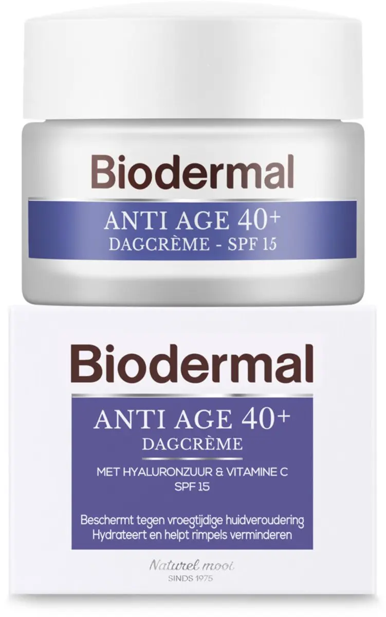 Biodermal Dagcrème Anti-Age 40+ - 2x50ml