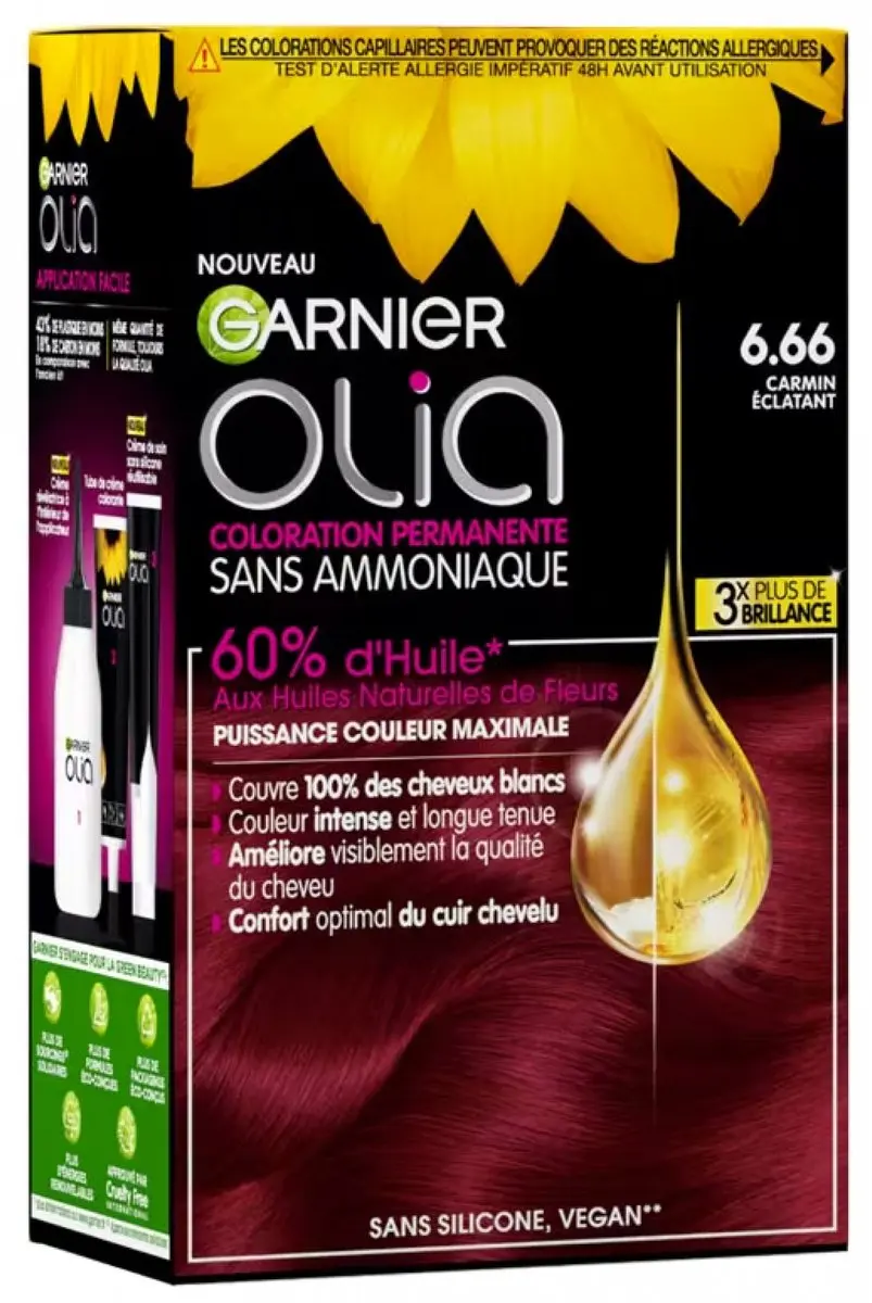 Garnier Olia 6.66 Carmine Haarkleur 290ml
