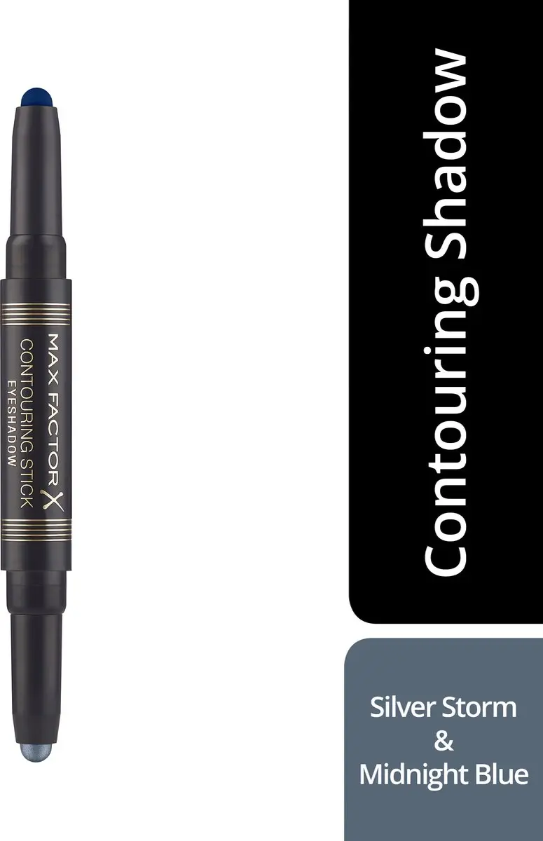 Max Factor Contouring Oogschaduw Stick - Silver Storm/Midnight Blue