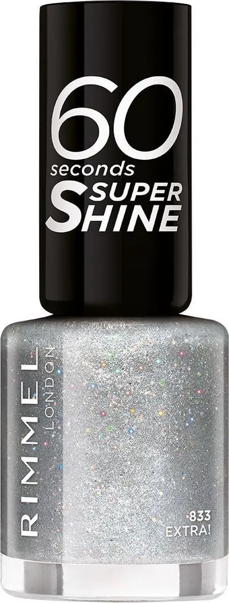 Rimmel London 60 Seconds Glitter Silver 8ml