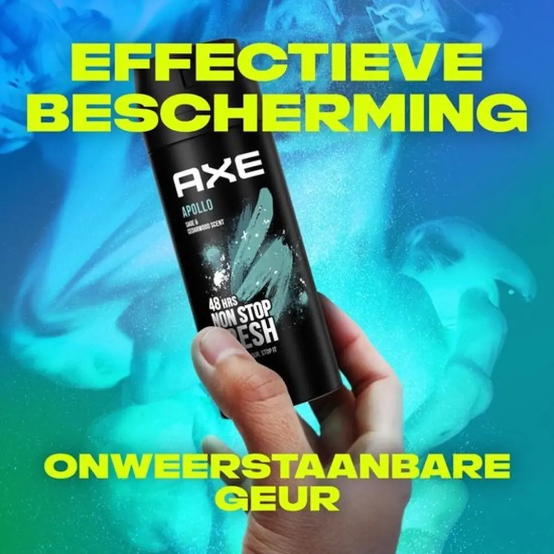 Axe Deodorant Bodyspray Apollo 150ml - 6 Stuks