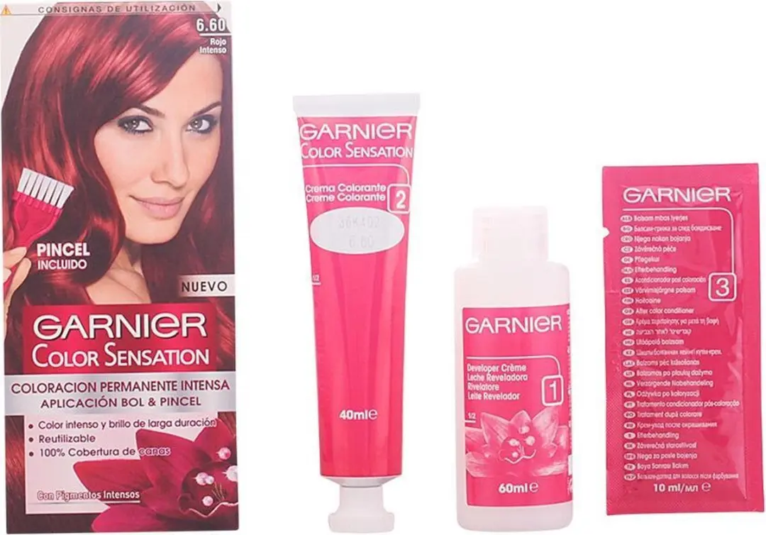 Garnier Color Sensation Permanente Kleur 6.60 Rood - 110g