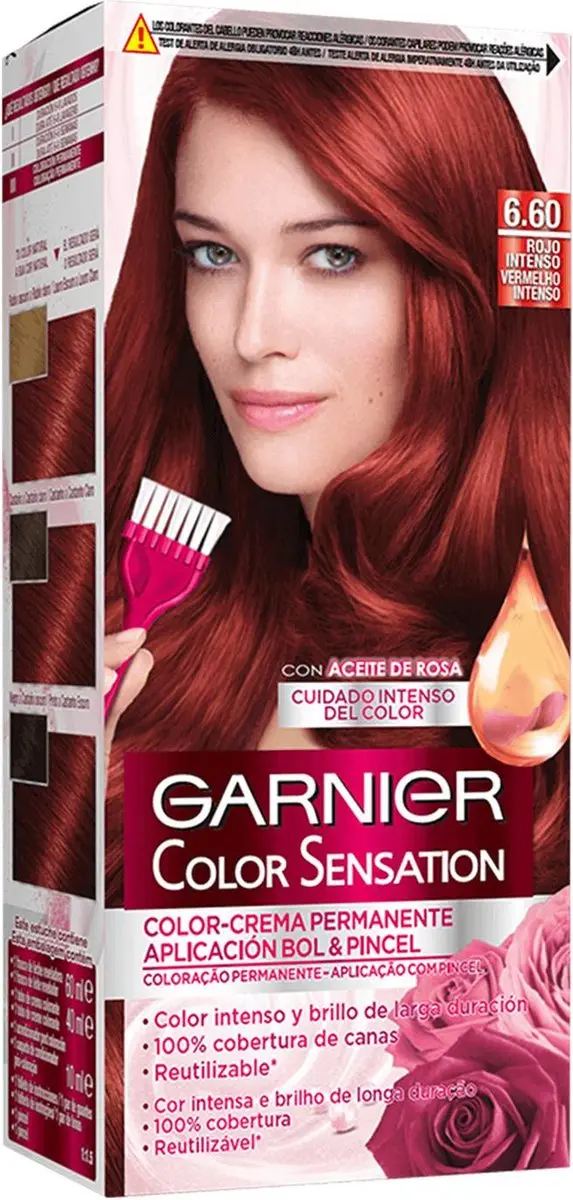 Garnier Color Sensation Permanente Kleur 6.60 Rood - 110g