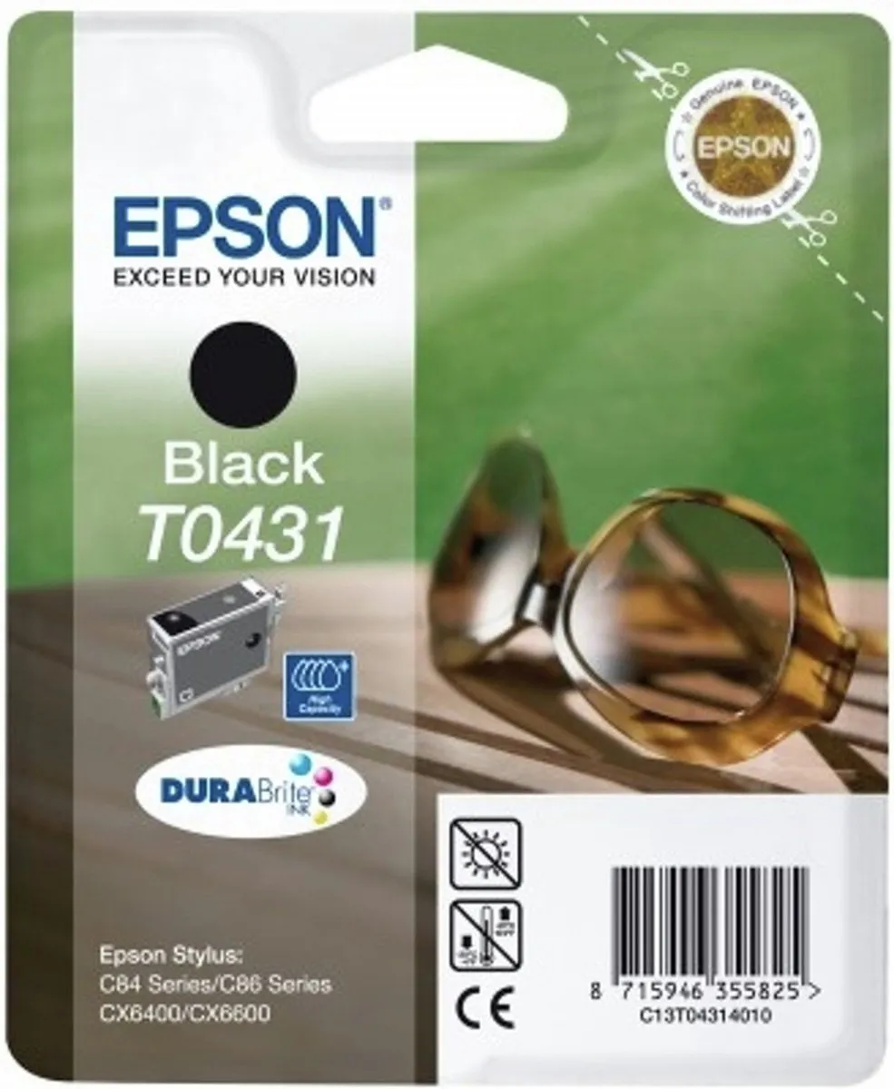 Epson T0431 Inktcartridge Zwart