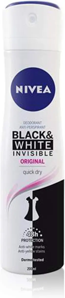 NIVEA Black & White Deo Spray 200ml