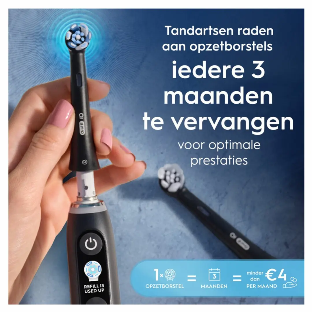 Oral-B iO Ultimate Clean Opzetborstels - 36 Stuks (6x6) - Zwart