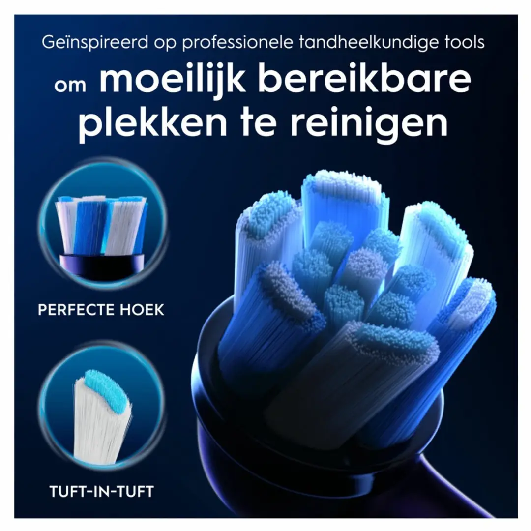 Oral-B iO Ultimate Clean Opzetborstels - 36 Stuks (6x6) - Zwart