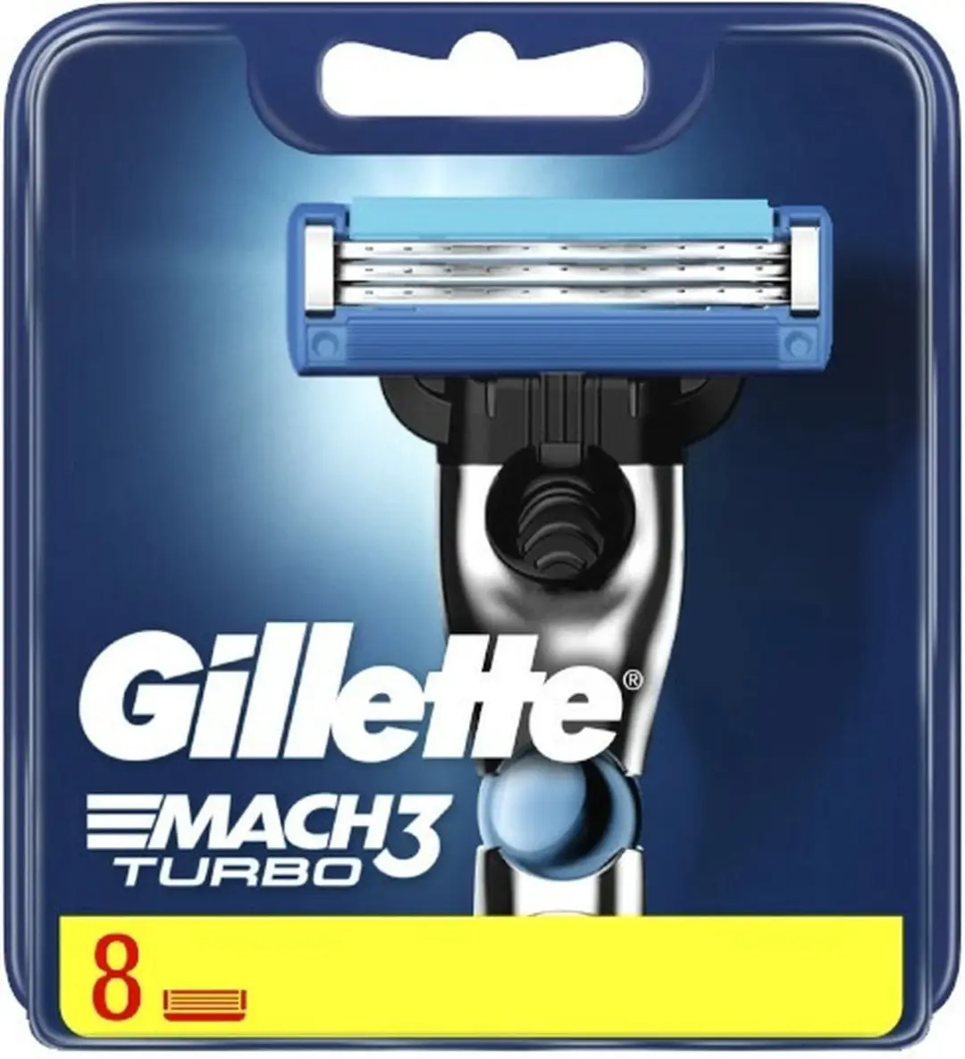 Gillette Mach3 Turbo 8 Stuks