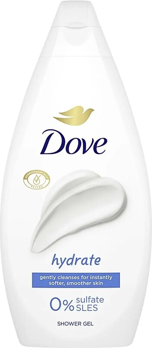 Dove Hydrate Douchegel Sulfaatvrij - 4x 250ml