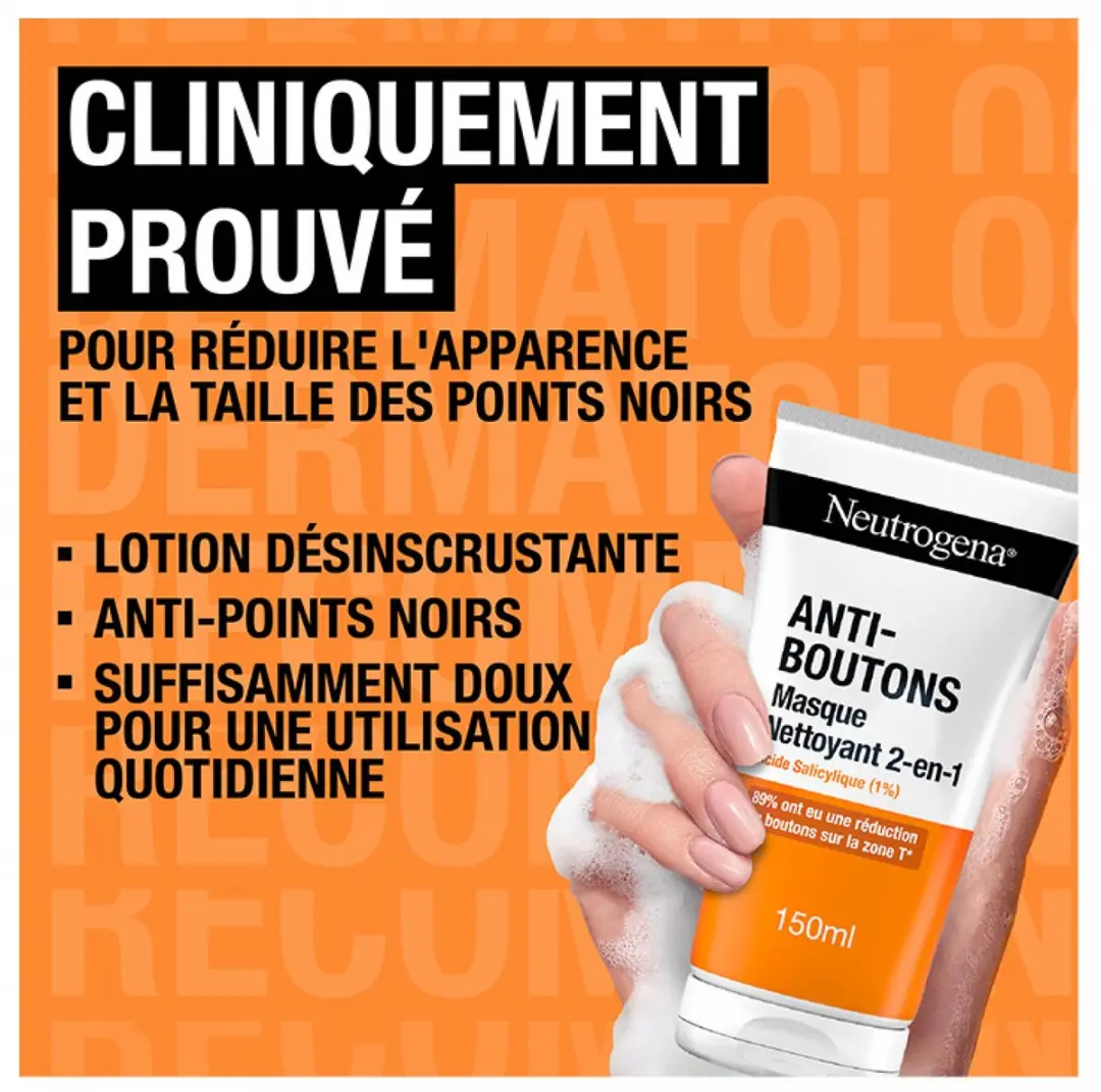 Neutrogena Anti-Blemish 2-in-1 Reiniger & Masker 150ml