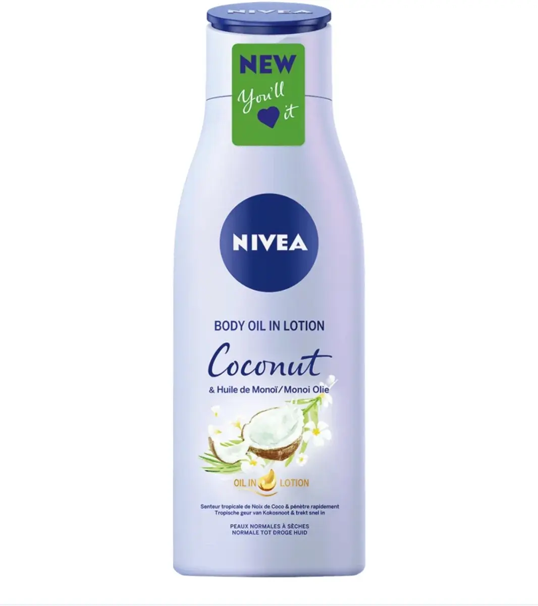 NIVEA Oil in Lotion Coconut & Monoi 400ml - afbeelding 2 van 2