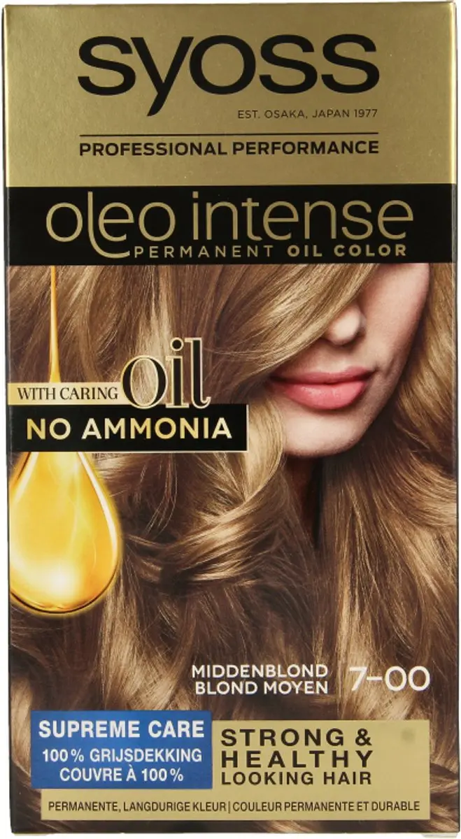 SYOSS Oleo Intense 7-00 Middenblond Haarkleuring 115ml