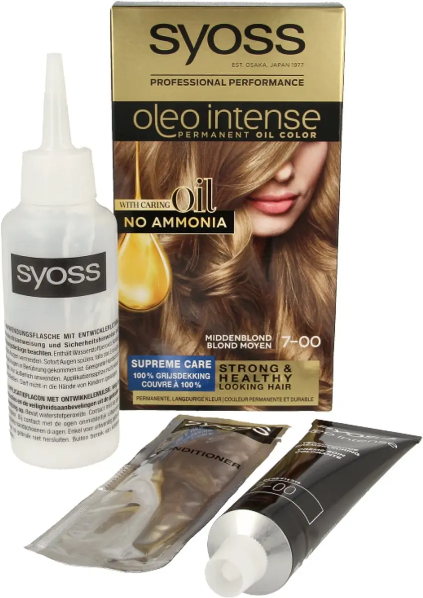 SYOSS Oleo Intense 7-00 Middenblond Haarkleuring 115ml