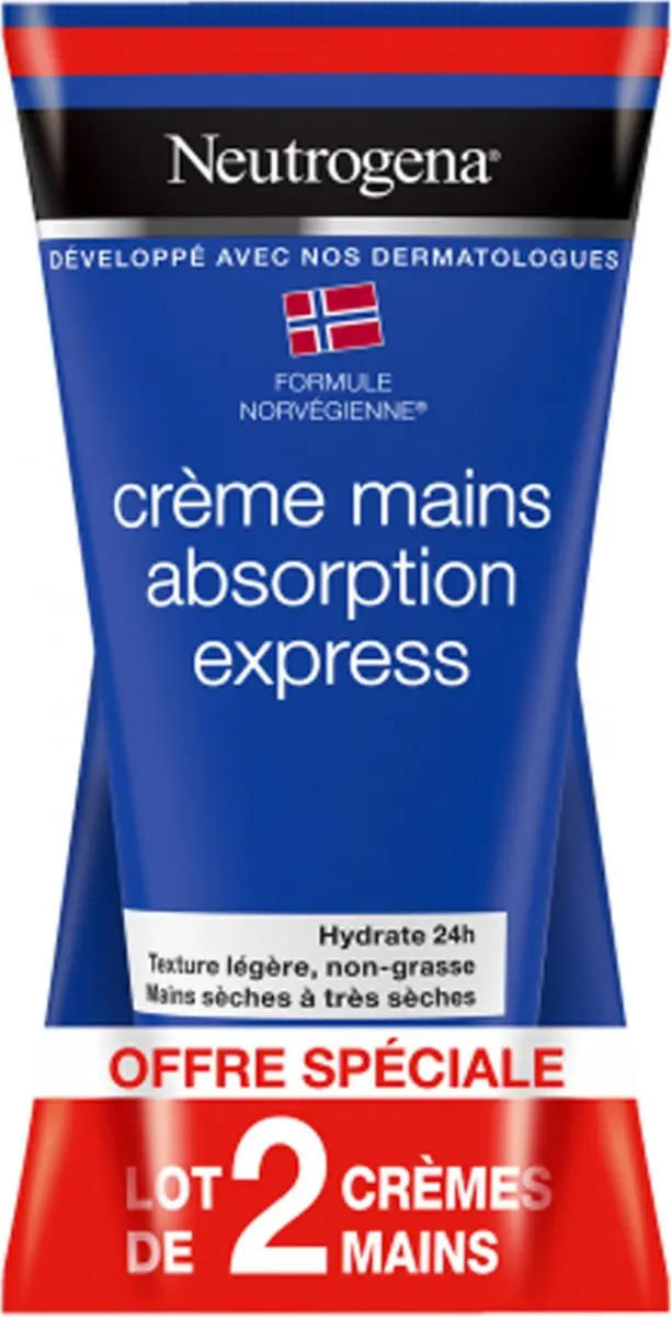 Neutrogena Express Absorption Handcrème - 2x75ml