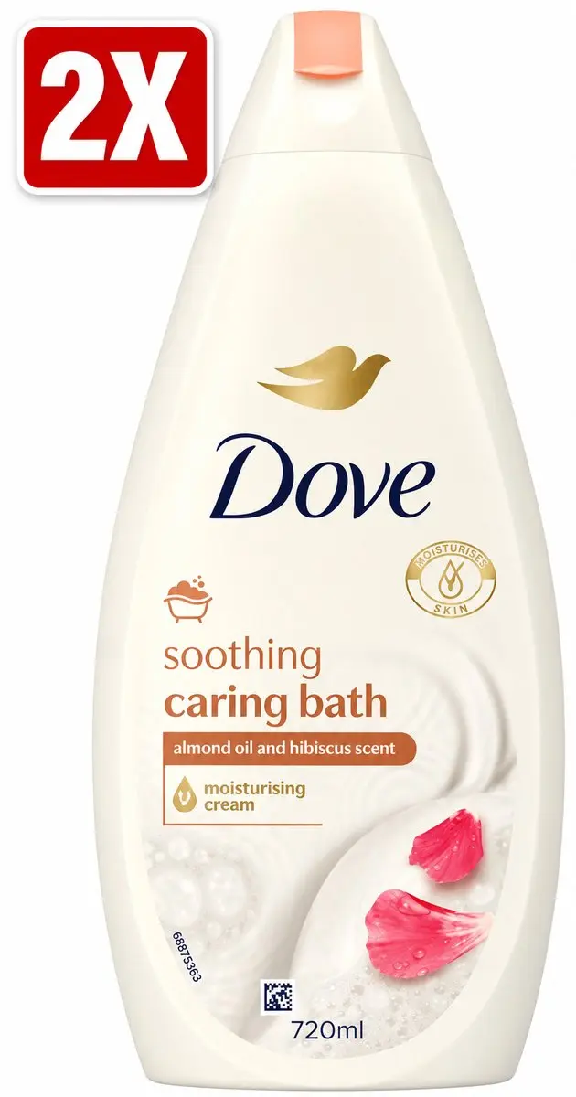 Dove Bad Soothing Almond & Hibiscus 1440ml