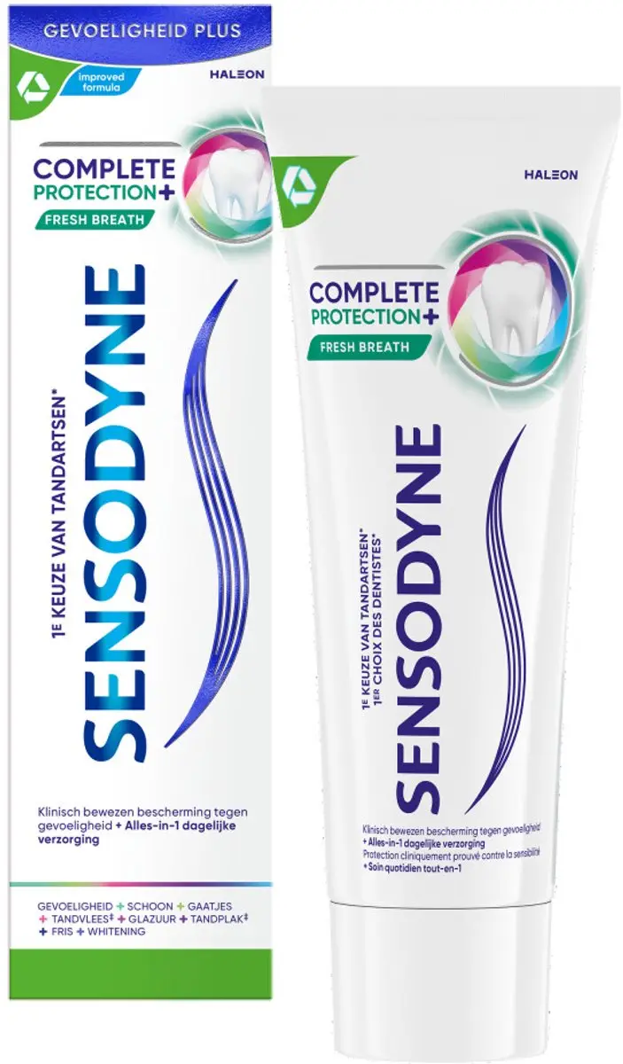 Sensodyne Complete Protection+ Tandpasta 75ml - 6 Stuks