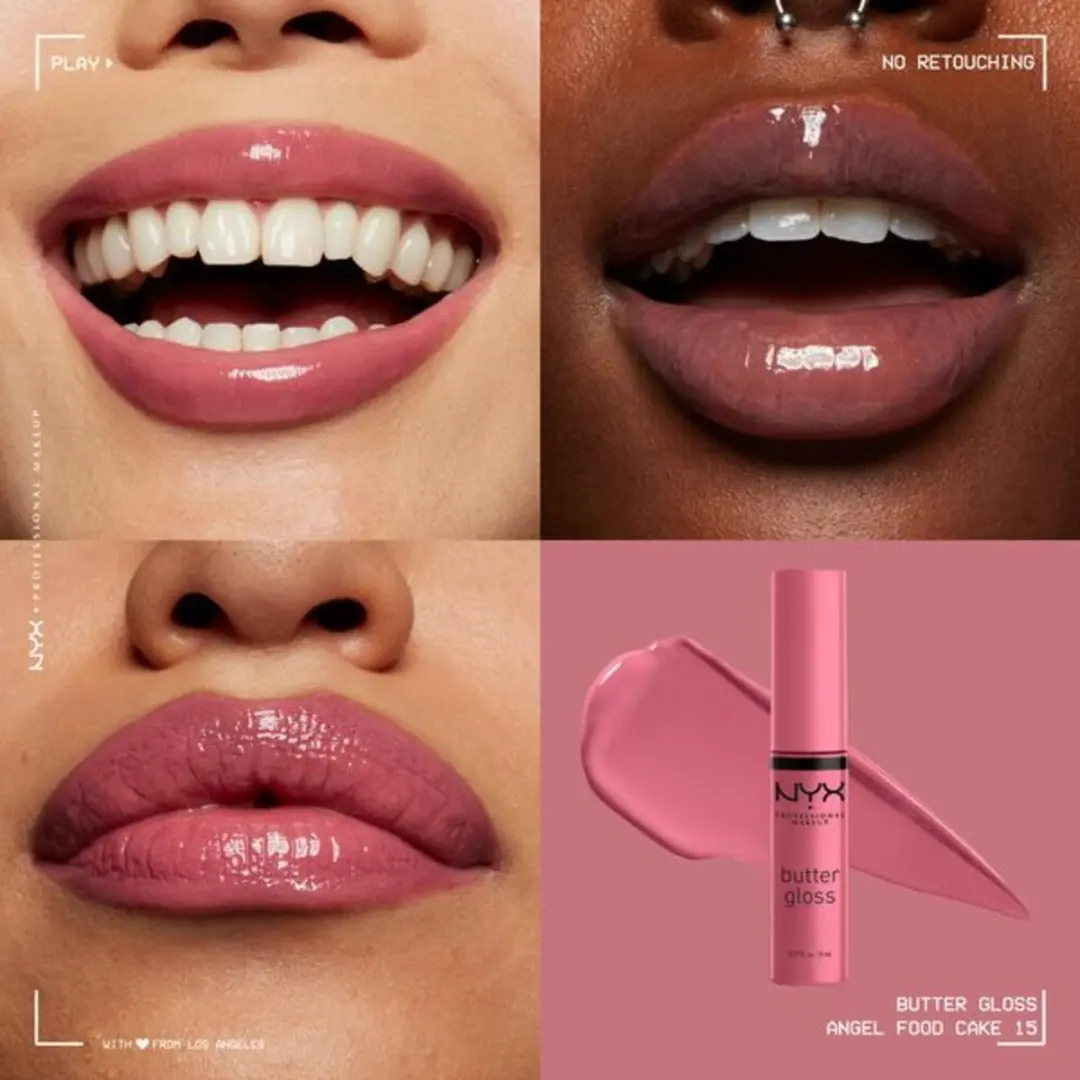 NYX Butter Lip Gloss Angel Food Cake