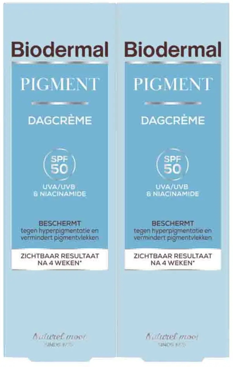 Biodermal Pigment Dagcrème 2x50ml