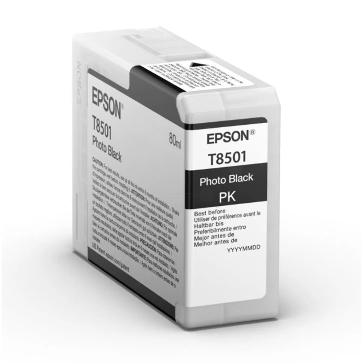 Epson UltraChrome HD T850100 Inktcartridge - 80ml - Black