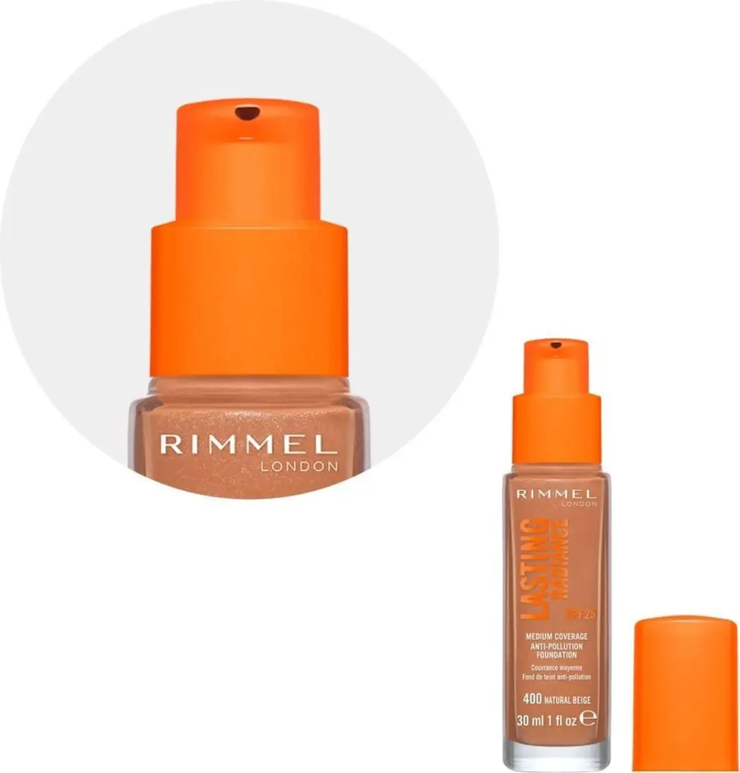 Rimmel London Lasting Radiance Foundation 400 Natural Beige