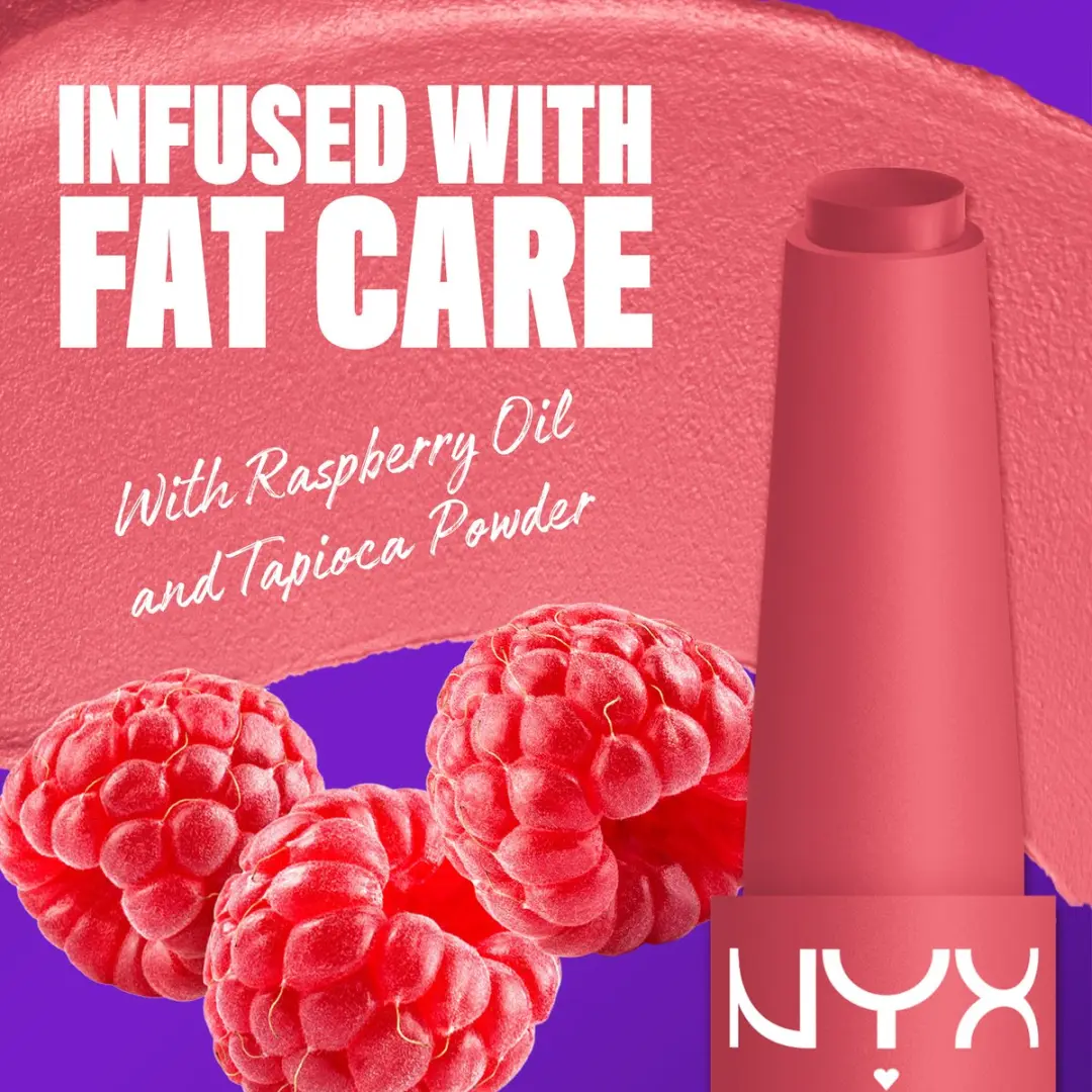 NYX Professional Makeup Fat Matte Lipstick Pink Puff - 3.5ml