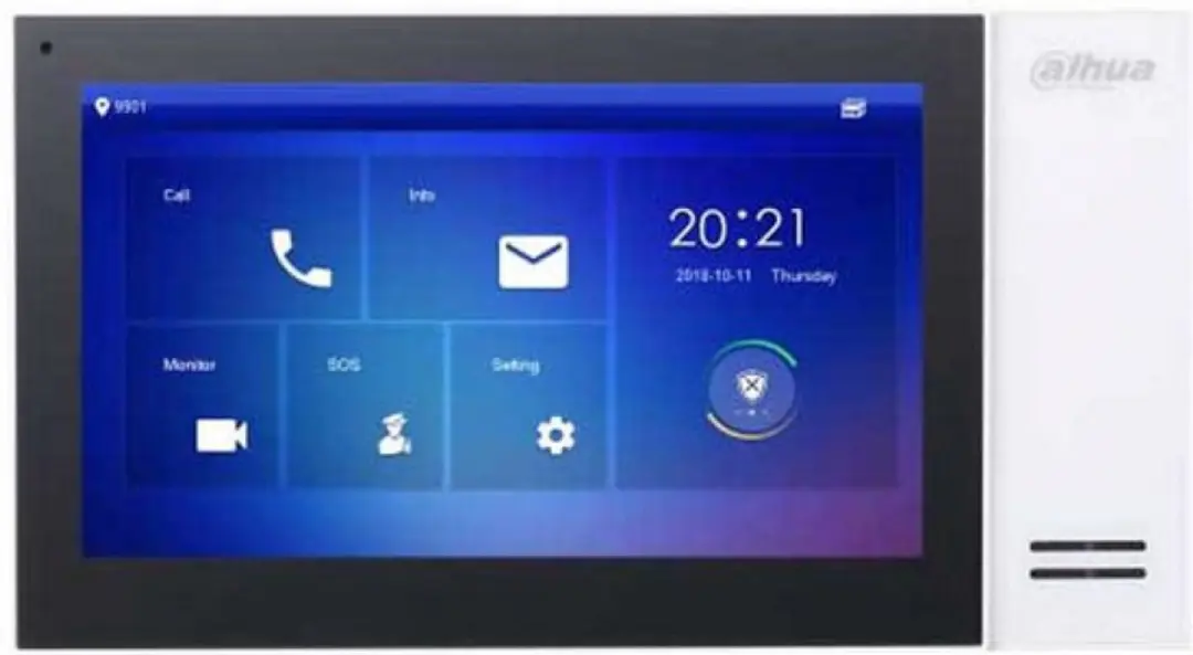 Dahua DHI-VTH2421FW-P Video Intercom Monitor - 7" Wit